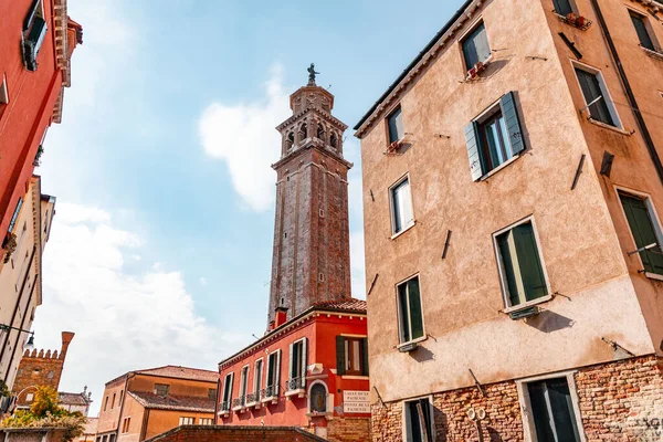 stock image Venice, Italy - April 2, 2022: Santa Maria dei Carmini, or Carmini, is a large Roman Catholic church in the sestiere of Dorsoduro in Venice, northern Italy.