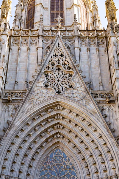 Barcelona Spain Feb 2022 Cathedral Holy Cross Saint Eulalia Barcelona — Stock Photo, Image