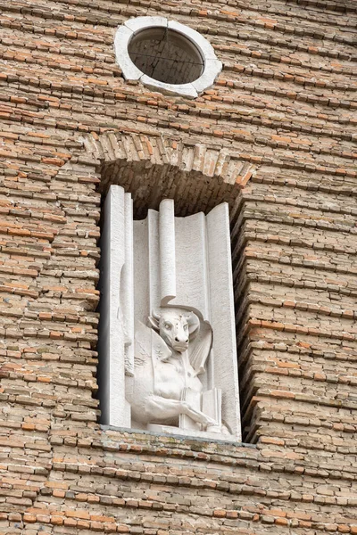 Padua Italia Abril 2022 Detalle Decorativo Arquitectónico Abadía Santa Giustina — Foto de Stock