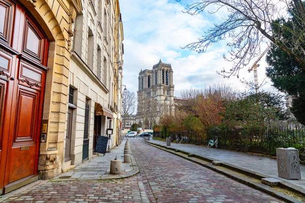 Paris Frankreich Januar 2022 Notre Dame Paris Ist Eine Mittelalterliche — Stockfoto