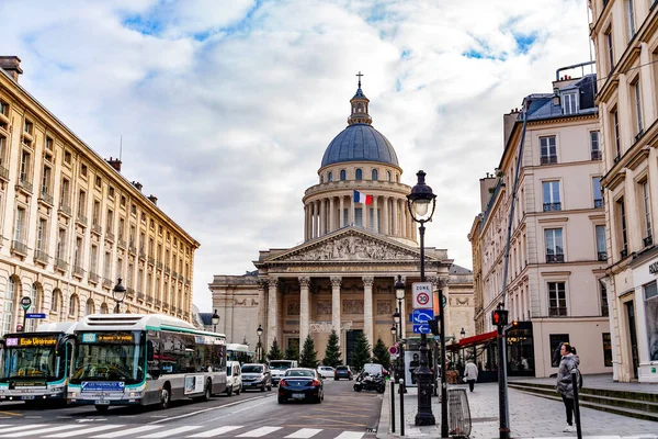 Париж Франция Января 2022 Года Пантеон Является Памятником Округе Парижа — стоковое фото
