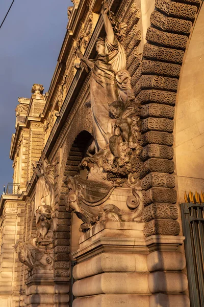 Parijs Frankrijk Januari 2022 Algemeen Straatbeeld Vanuit Parijs Franse Hoofdstad — Stockfoto