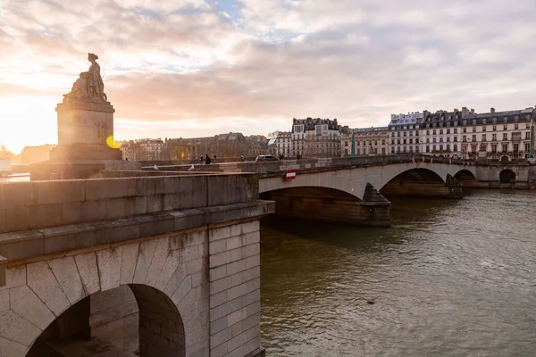 Parigi Francia Gennaio 2022 Pont Royal Ponte Reale Sulla Senna — Foto Stock