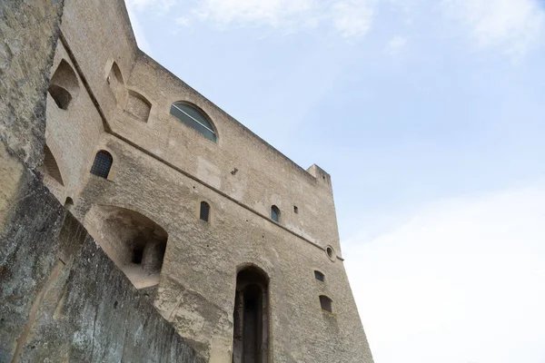 Castel Sant Elmo Medeltida Fästning Belägen Vomero Hill Anslutning Till — Stockfoto