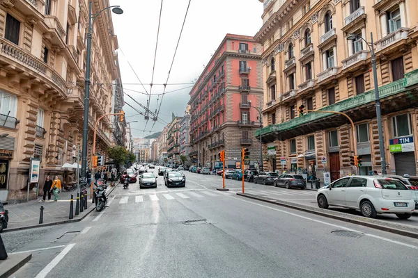 Naples Italy April 2022 Generic Architecture Street View City Center — Stock Fotó