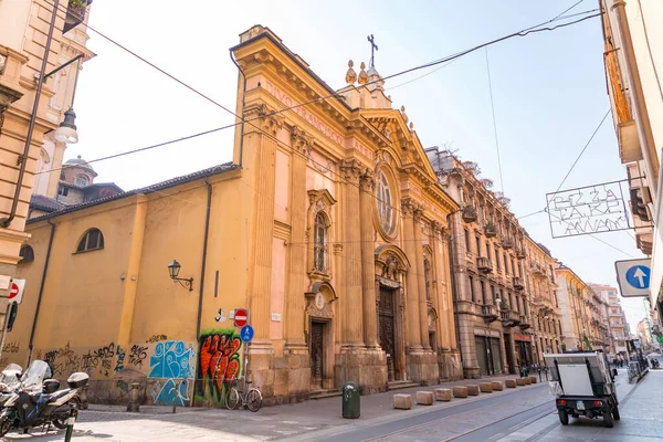 イタリア トリノ 2022年3月28日 サンロッコ教会は サンフランチェスコD Assisi経由で位置するトリノの教会の一つです — ストック写真