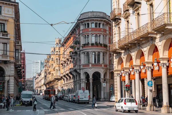 Turin Italien März 2022 Typisch Italienische Architektur Und Straßenansichten Turin — Stockfoto