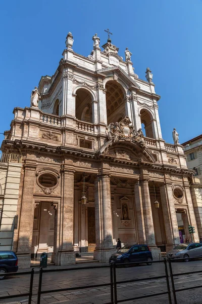 Turín Italia Marzo 2022 Chiesa Della Santissima Annunziata Una Iglesia — Foto de Stock