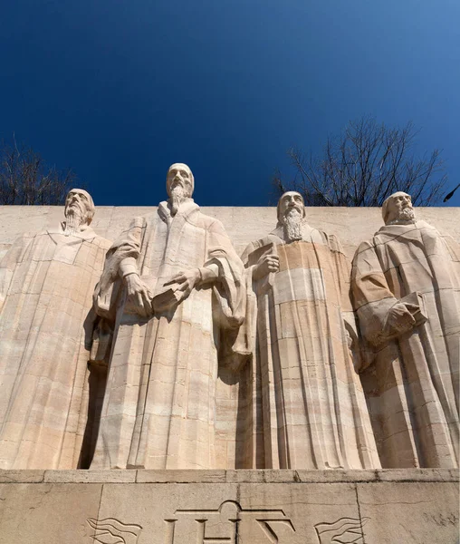 Geneva Switzerland March 2022 International Monument Reformation Usually Known Reformation — Stock Photo, Image