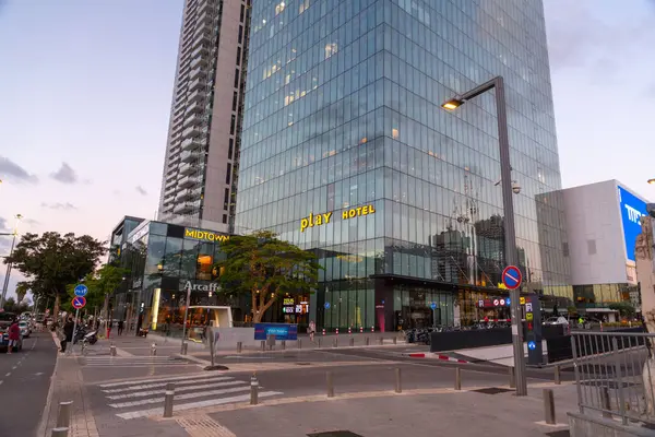 Tel Aviv Israël Octobre 2023 Midtown Towers Est Complexe Moderne — Photo