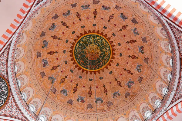 Estambul Turkiye Marzo 2023 Vista Interior Suleymaniye Una Mezquita Imperial — Foto de Stock