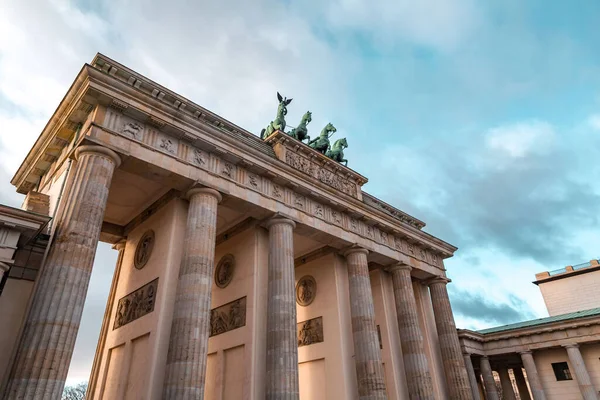 Beroemde Bezienswaardigheid Van Brandenburger Tor Berlijn Duitse Hoofdstad — Stockfoto