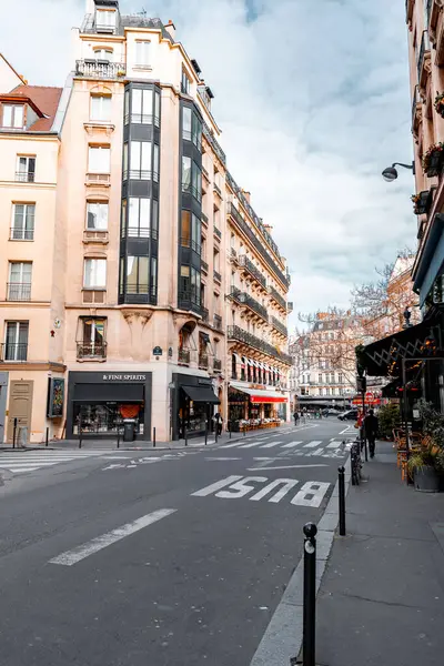 Paris Frankreich Januar 2022 Allgemeine Straßenansicht Von Paris Der Französischen Stockfoto