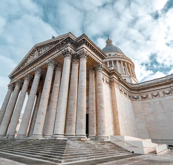 Het Pantheon Een Monument Het Arrondissement Van Parijs Gebruikt Als Rechtenvrije Stockafbeeldingen