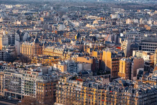 Париж Франция Января 2022 Года Вид Эйфелевой Башни Париж Столицу Лицензионные Стоковые Фото