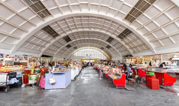 stock image Kutaisi, Georgia - June 15, 2024: Kutaisi Central Market or the Green Bazaar is one of the largest trade places in Kutaisi to buy agricultural products, located at Paliashvili Street in Kutaisi.