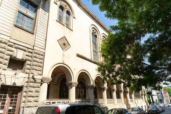 stock image Tbilisi, Georgia - 17 JUNE, 2024: The Museum of Books is a museum that hosts significant books, manuscripts on Georgian history and literature, Lado Gudiashvili street, Tbilisi.