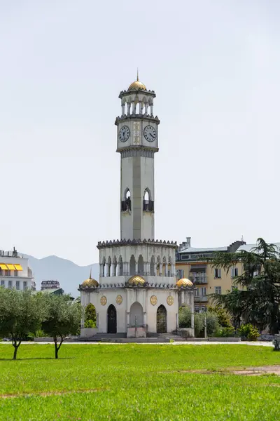 Stock image Batumi, Georgia - 13 JUNE 2024: Chacha Tower is a clock tower located in Batumi, Georgia. Built in 2012, it is 25 m high, a replica of the Clock Tower in Izmir, Turkey.