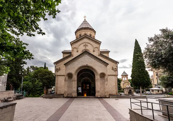 stock image Tbilisi, Georgia - 21 JUNE, 2024: The Kashveti Church of St. George is a Georgian Orthodox Church in central Tbilisi, Georgia.