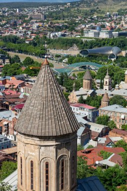 Tbilisi, GEO - 22 JUNE, 2024: Holy Mother of God Church of Bethlehem or the Upper Bethlehem Church Tbilisi, Georgia. Built as an Armenian church in the 18th century, now  a Georgian orthodox church. clipart