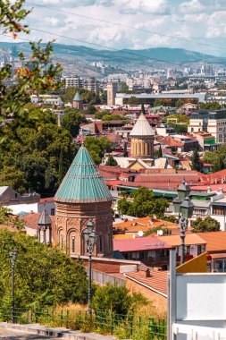 Tbilisi, Georgia - 12 AUG, 2024: Saint George's Church or Surb Gevorg is a 13th century Armenian church in the old city of Tbilisi, Georgia's capital. clipart