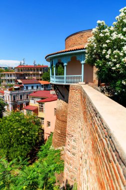 Tbilisi, Georgia - 12 AUG, 2024: Queen Darejan's Palace or Sachino was built in 1776 for Erekle IIs wife, Queen Darejan on Urbnisi Street clipart