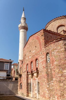 Fatih Mosque, converted from a Greek Orthodox church in Tirilye, Mudanya, Bursa, Turkiye. clipart