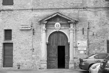 Siena, Italy - APR 7, 2022: The central office of the Italian Carabinieri in Siena, Tuscany region of Italy. clipart