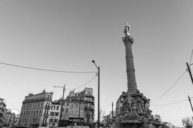 Marseille, France - January 28, 2022: The Place Castellane is a historic square in the 6th arrondissement of Marseille, Bouches-du-Rhone, France. It was built in 1774. clipart