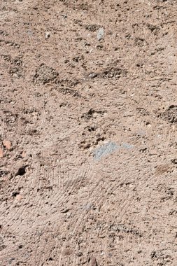 dikey desenli arkaplan - kahverengi Ermeni tuff duvar fayanslarının yüzeyi