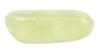 Yakutia 'nın beyaz zemininden izole edilmiş vazuviyanit minerali.