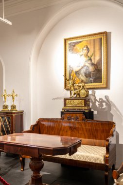 Moskova, Rusya - 13 Mart 2025: Moskova 'daki Tüm Rusya Dekoratif Sanat Müzesi