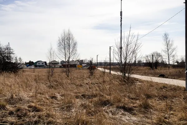 Rusya 'nın Moskova bölgesindeki Gzhel köyünün varoşlarında güneşli bir bahar günü