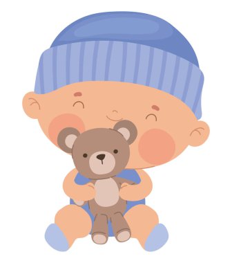 beyaz çocuğu sevimli bebek