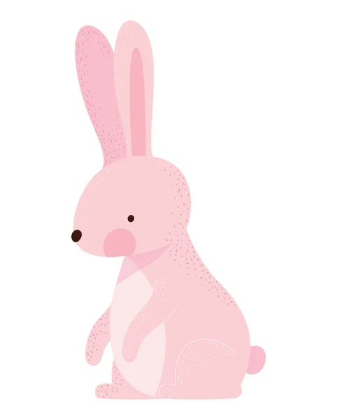Diseño Conejo Color Sobre Blanco — Archivo Imágenes Vectoriales