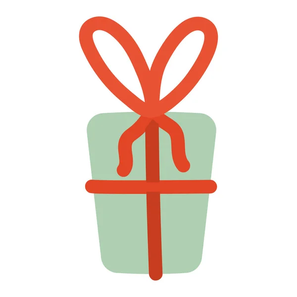 Boîte Cadeau Colorée Sur Blanc — Image vectorielle