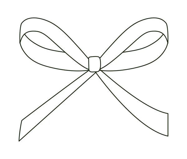 白色上漂亮的弓形设计 — 图库矢量图片