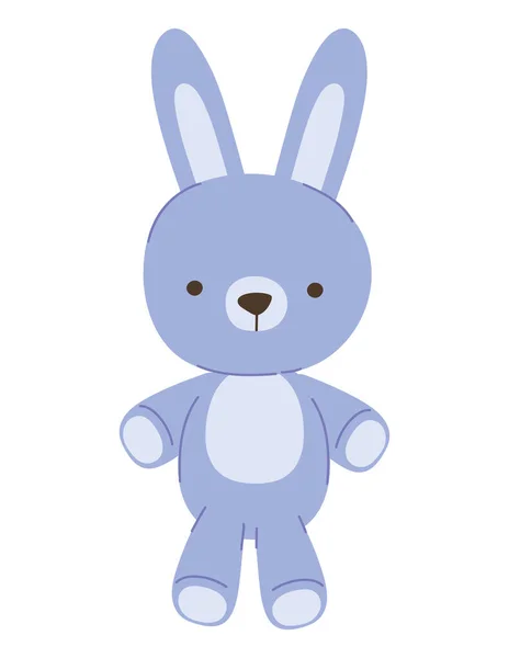 Детская Игрушка Кролика Вместо Белого — стоковый вектор