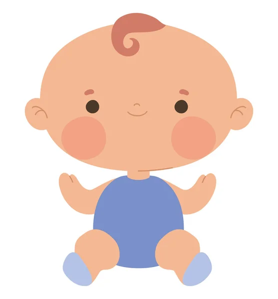 Baby Boy Design White — Stock Vector