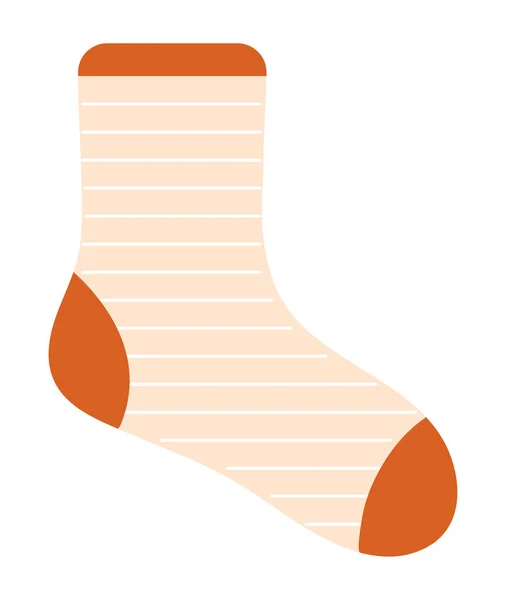 Färgad Sockdesign Över Vitt — Stock vektor