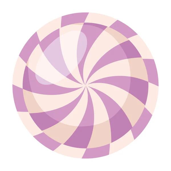 Фиолетовый Конфеты Дизайн Над Белым — стоковый вектор