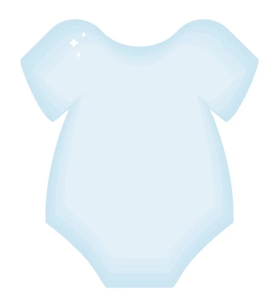 Diseño Ropa Bebé Sobre Blanco — Vector de stock