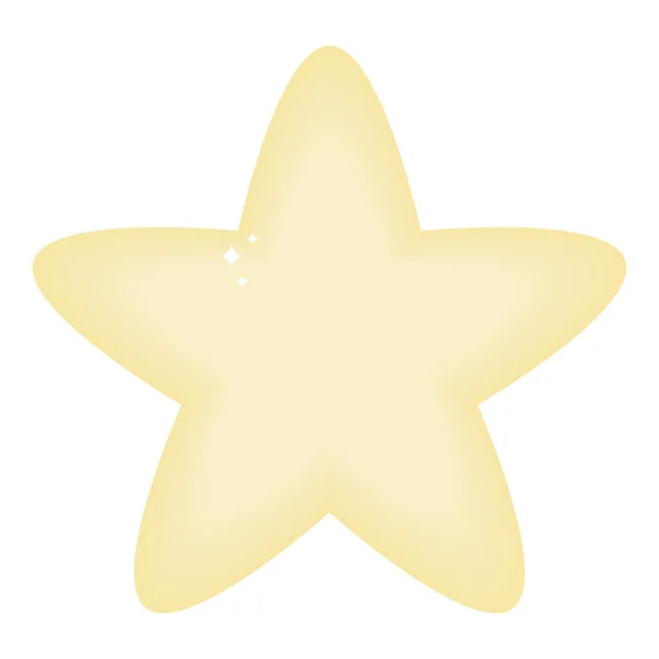 白い星のデザインが — ストックベクタ