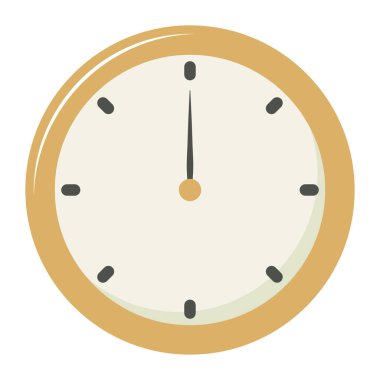 Beyaz yerine altın saat tasarımı