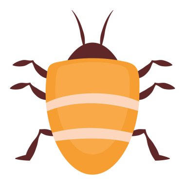 Beyazın üstüne renkli böcek çizimi