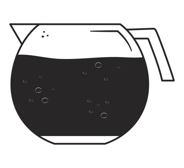 白色咖啡壶的设计 — 图库矢量图片