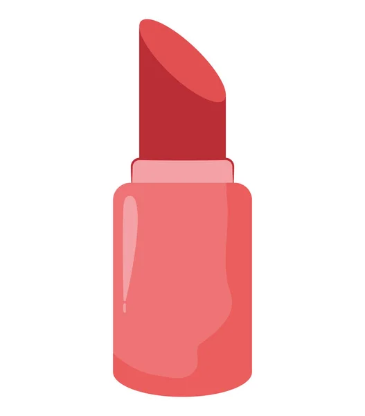 Pink Lipsstick Design White — Stock Vector