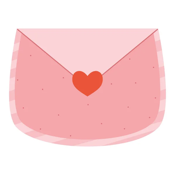 Love Letter Illustration Heart — Stock Vector