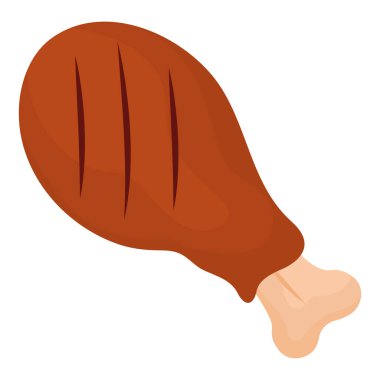 Tavuk budu beyazın üzerinde deisg