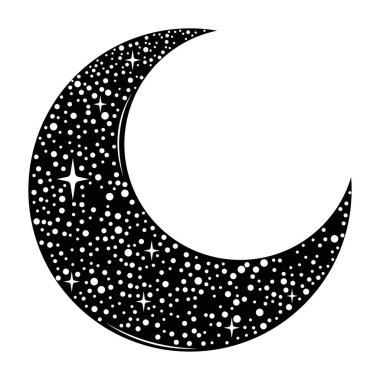 üzerinde uzay olan gerçek üstü ay tasarımı.